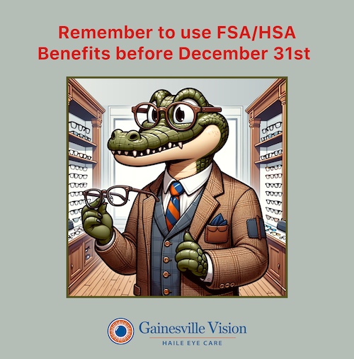 Remember to use FSA/HSA benefits before December 31st